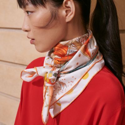Orange - Silk Scarves and Accessories for Women | Hermès USA